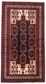 絨毯 バルーチ 105X195 ダークレッド/レッド (ウール, ペルシャ/イラン)