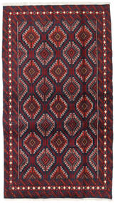 Dywan Orientalny Beludż 100X173 Ciemnoszary/Czerwony (Wełna, Persja/Iran)