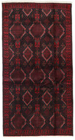  Persisk Beluch Teppe 98X188 Mørk Rød/Rød (Ull, Persia/Iran)