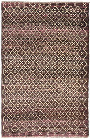絨毯 Moroccan Berber - Afghanistan 115X175 茶色/ダークレッド (ウール, アフガニスタン)