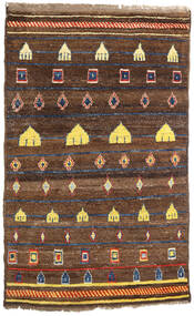  118X190 Moroccan Berber - Afghanistan Matto Ruskea/Tummanpunainen Afganistan Carpetvista