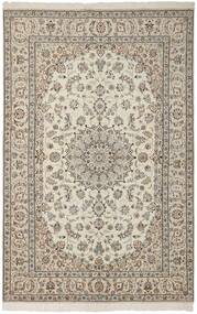  Orientalischer Nain 6La Teppich 148X224 Beige/Hellgrau Wolle, Persien/Iran