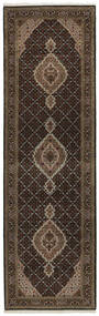 Tabriz Royal Rug 82X296 Runner
 Brown/Grey Wool, India