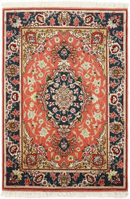 60X88 絨毯 タブリーズ 50 Raj オリエンタル 茶色/ダークレッド (ウール, ペルシャ/イラン)