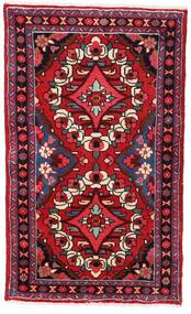 76X126 Alfombra Hamadan Oriental Rojo Oscuro/Rojo (Lana, Persia/Irán) Carpetvista