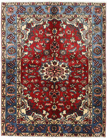  Orientalsk Nahavand Tæppe 155X200 Mørkerød/Rød Uld, Persien/Iran Carpetvista
