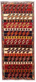  Orientalisk Ghashghai 79X190 Hallmatta Mörkröd/Röd Ull, Persien/Iran Carpetvista