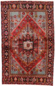  121X196 Medallion Small Hamadan Rug Wool, Carpetvista