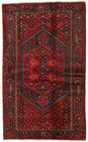 Hamadan Teppe 128X208 Brun/Mørk Rød Ull, Persia/Iran Carpetvista