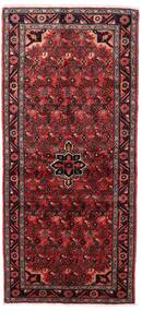  Orientalsk Hosseinabad Teppe 87X193Løpere Mørk Rød/Rød Ull, Persia/Iran Carpetvista