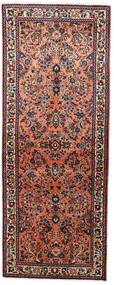 76X200 Sarough Teppich Orientalischer Läufer Dunkelrot/Braun (Wolle, Persien/Iran) Carpetvista
