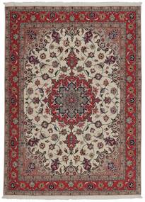  Orientalsk Tabriz 50 Raj Teppe 151X204 Brun/Rød Ull, Persia/Iran