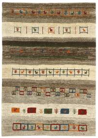  Persischer Gabbeh Persisch Fine Teppich 125X182 Orange/Beige (Wolle, Persien/Iran)