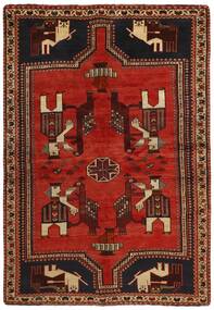 157X226 Tapete Oriental Ghashghai Fine Castanho/Vermelho (Lã, Pérsia/Irão)