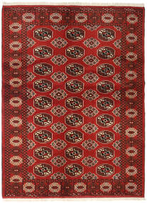  Persisk Turkaman Matta 135X181 Röd/Mörkröd Carpetvista