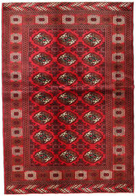  131X191 Turkaman Matta Röd/Brun Persien/Iran Carpetvista