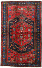  Persian Hamadan Rug 128X209 Red/Dark Pink (Wool, Persia/Iran)