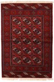 Turkaman Tæppe 110X160 Mørkerød/Rød Uld, Persien/Iran Carpetvista