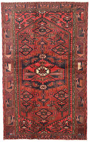  Hamadã Tapete 120X193 Persa Lã Vermelho/Vermelho Escuro Pequeno Carpetvista