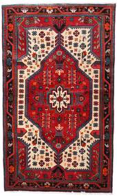  112X188 Nahavand Vloerkleed Rood/Donkerrood Perzië/Iran Carpetvista