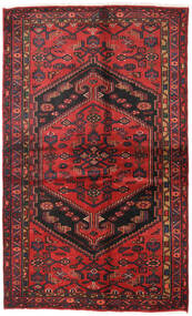  Hamadan Teppich 130X213 Persischer Wollteppich Rot/Dunkelrot Klein Carpetvista