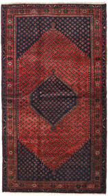  Hamadan Teppich 117X207 Persischer Wollteppich Rot/Dunkelrosa Klein Carpetvista