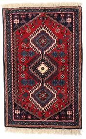  Persian Yalameh Rug 63X96 Red/Dark Pink Carpetvista