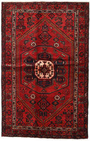  Persian Hamadan Rug 126X196 Dark Red/Red (Wool, Persia/Iran)