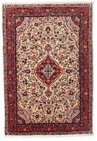 103X153 絨毯 アサダバード オリエンタル レッド/ダークレッド (ウール, ペルシャ/イラン) Carpetvista