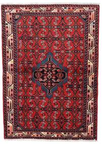98X140 Tappeto Asadabad Orientale Rosso/Rosso Scuro (Lana, Persia/Iran) Carpetvista