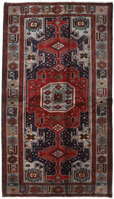  Hamadan Rug 129X227 Persian Wool Dark Red/Red Small Carpetvista
