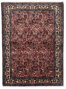 108X150 Rudbar Tæppe Orientalsk Mørkerød/Rød (Uld, Persien/Iran) Carpetvista