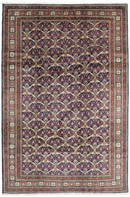 198X292 Keshan Vloerkleed Oosters Donker Roze/Rood (Wol, Perzië/Iran) Carpetvista