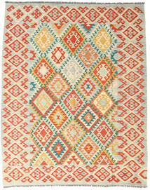 絨毯 キリム アフガン オールド スタイル 189X237 ベージュ/レッド (ウール, アフガニスタン)