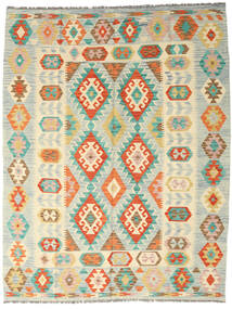 Kelim Afghan Old Style Vloerkleed 189X242 Beige/Geel Wol, Afghanistan Carpetvista