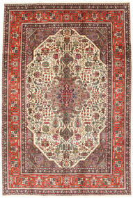 194X288 Dywan Orientalny Tebriz Czerwony/Beżowy (Wełna, Persja/Iran) Carpetvista