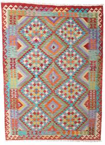 173X235 絨毯 キリム アフガン オールド スタイル オリエンタル レッド/グレー (ウール, アフガニスタン) Carpetvista