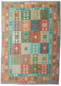 183X258 絨毯 オリエンタル キリム アフガン オールド スタイル グレー/ベージュ (ウール, アフガニスタン) Carpetvista