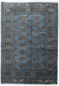 136X194 絨毯 オリエンタル パキスタン ブハラ 3Ply ダークグレー/ブルー (ウール, パキスタン) Carpetvista
