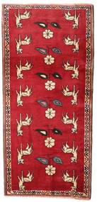  Ghashghai Teppich 75X159 Persischer Wollteppich Rot/Beige Klein Carpetvista