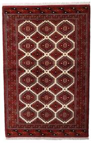 131X203 Alfombra Oriental Turkaman Rojo Oscuro/Marrón (Lana, Persia/Irán) Carpetvista