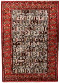  137X193 Small Turkaman Rug Wool, Carpetvista
