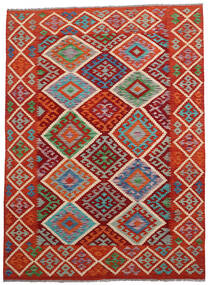  153X206 Petit Kilim Afghan Old Style Tapis Laine, Carpetvista