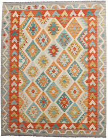 153X194 Kelim Afghan Old Style Matot Matto Itämainen Beige/Oranssi (Villa, Afganistan) Carpetvista