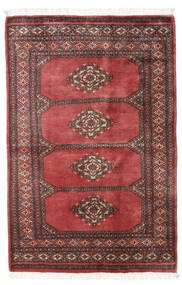 絨毯 オリエンタル パキスタン ブハラ 3Ply 96X146 レッド/ダークレッド (ウール, パキスタン)