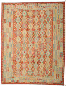  314X399 Groot Kelim Afghan Old Style Vloerkleed Wol, Carpetvista