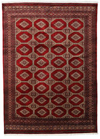 201X279 Pakistan Bokhara 3Ply Teppe Orientalsk Mørk Rød/Rød (Ull, Pakistan) Carpetvista