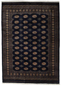 175X245 Pakistan Bokhara 3Ply Rug Oriental Black/Brown (Wool, Pakistan) Carpetvista