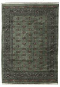169X239 絨毯 オリエンタル パキスタン ブハラ 3Ply ダークグレー/グリーン (ウール, パキスタン) Carpetvista