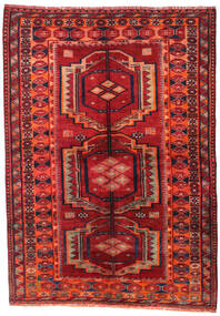 Lori Rug Rug 158X223 Red/Dark Pink Wool, Persia/Iran Carpetvista